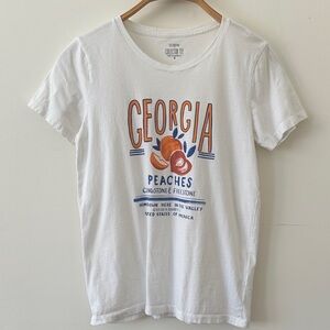 J. Crew Georgia Peaches Graphic T-Shirt